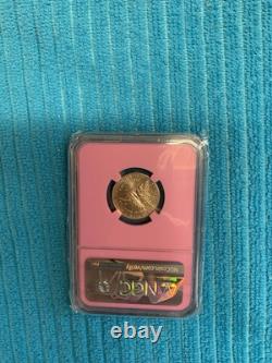 2018-W MS70 by NGC BREAST CANCER AWARENESS COMM. 1st $5 ROSE GOLD COIN. EARLY