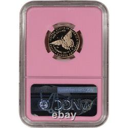 2018-W US Gold $5 Breast Cancer Commemorative Proof NGC PF70 Early Releases Pink