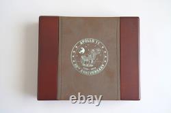 2019 American Eagle Silver 50th Anniversary of Apollo 11 Coin / Bar Set Gold
