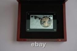 2019 American Eagle Silver 50th Anniversary of Apollo 11 Coin / Bar Set Gold