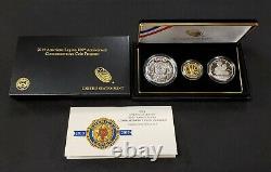 2019 American Legion 100th Anniversary 3 Coin Proof Set $5 Gold OGP G1259