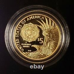 2019 American Legion 100th Anniversary 3 Coin Proof Set $5 Gold OGP G1259