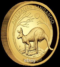 2019 Australia Kangaroo PROOF High Relief 1oz. 9999 GOLD $100 NGC PF70 Coin ER