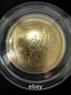 2019-W Gold $5 Brilliant Uncirculated Apollo 11 Commemorative withBox and COA