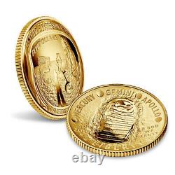 2019 W US Gold $5 Apollo 11 Commemorative Proof Coin in Capsule