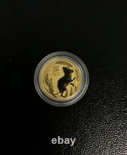 2020 Australia 1/20 oz gold lunar mouse Coin