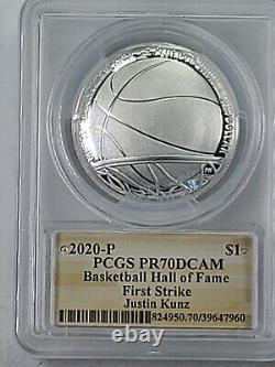 2020 Basketball Hall Of Fame Silver Clad 1/4oz Gold 3 Proof Set PCGS PR70DCAM TB