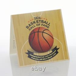 2020 Basketball Hall of Fame Gold Coin Commemorative Coin $5 Proof US Mint Boxed