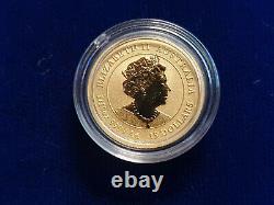 2020 Gold 1/10 Oz. 9999 Gold Lunar Year Of The Mouse Perth Mint Australia Coin