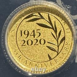 2020 P $2 Australian Gold 75 Th Anniversary Of The End Of Ww2