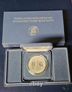 2020-W $10 Gold Mayflower 400th Ann. Reverse Proof Withbox COA