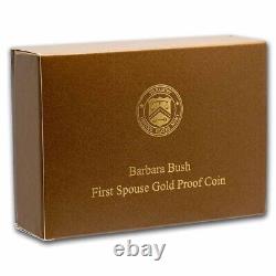 2020-W 1/2 oz Proof Gold Barbara Bush (withBox & COA) SKU#233128