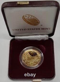 2020-W $25 75th Ann End of WWII Proof Commemorative Gold Coin in OGP withCOA