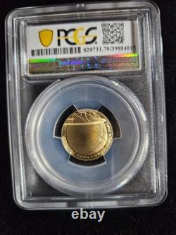 2020-W $5 Basketball Hall of Fame Gold Coin PCGS PR70 Early Issue withWood Case