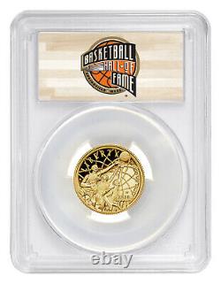 2020 W $5 Basketball Hall of Fame Gold Proof Coin PCGS PR70 DCAM FS HOF