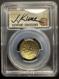 2020-W $5 Gold Basketball Hall of Fame First Strike Kunz PCGS MS70 3,261 minted