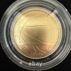 2020 W Basketball Hall Of Fame $5 Gold Coin -uncirculated