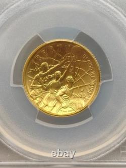 2020-W Basketball Hall of Fame $5 Gold Commemorative PCGS MS 70 Justin Kunz