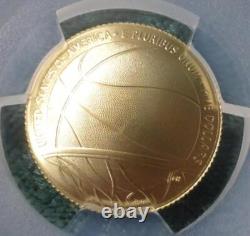 2020 W PCGS MS 70 GOLD Basketball Hall of Fame $5, Nate Archibald Autographed
