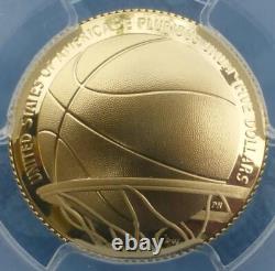 2020 W PCGS PR 70 D-Cam GOLD Basketball Hall of Fame $5, Dennis Rodman Signed