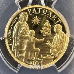 2020-W Proof $10 Gold Mayflower Commemorative PCGS PF70 DCAM