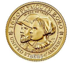 2020-w $10 Gold Mayflower? Reverse Proof Coin? Commemorative 20xc? Trusted