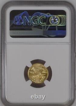 2021 1/10 Oz GOLD $5 35TH ANNIVERSARY OF AMERICAN EAGLE NGC MS70 Type 1 Coin