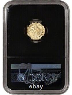 2021 $5 AMERICAN EAGLE Type 2 NGC MS70 FDOI 1/10 Oz GOLD Portrait Coin