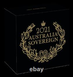 2021 Australia 95 privy mark Sovereign 1/4 oz GOLD $25 coin NGC PF70 FR with OGP