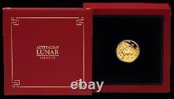 2021 Australian Lunar Year of the Ox 1/10 oz Gold Proof $15 Coin NEW Series-3