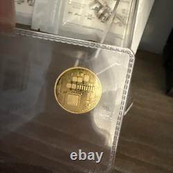 2021 Gold Coin 5 Gram Pure Gold Coin. 999 Solid Gold Bitcoin Commemorative Gold