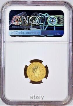 2021 P Australia Bullion GOLD $15 Lunar Year of the Ox NGC MS70 1/10 oz Coin FR