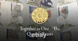 2021 UK Queen's Beasts Completer £100 1oz Gold Proof Coin NGC PF70UC FR PRESALE