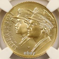 2021-W $5 Law Enforcement Gold Commemorative NGC MS70