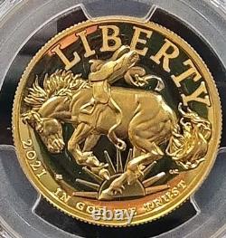 2021-W Gold American Liberty $100 High Relief 1 oz. 9999 Fine PCGS PR70 DCAM