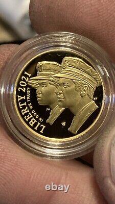 2021-W National law enforcement memorial and museum gold proof Coin Five Dollars