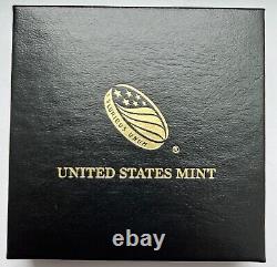 2021-w Us Mint $5 Dollar Gold Law Enforcement Commemorative Coin With Box & Coa