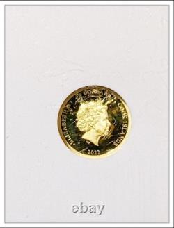 2022 Cook Islands $5 Gold Coin Matterhorn NGC PF70 U. C 0.5 gram