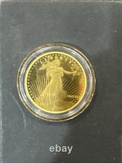 2022 Cook Islands $5 Gold Saint-Gaudens MMXXII Liberty