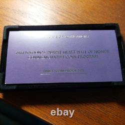 2022 Gold & Silver Purple Heart 3-Coin Proof Set Box & CoA