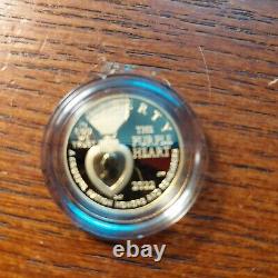 2022 Nat'l Purple Heart Hall of Fame Commemorative $5 Gold Coin Box & CoA