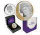 2022 Queen Elizabeth Ii Commemorative Silver Proof $1 Coin Gold Plated