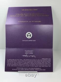 2022 U. S National Purple Heart Hall of Honor Silver+Gold 1/4 oz Proof 3-Coin Set