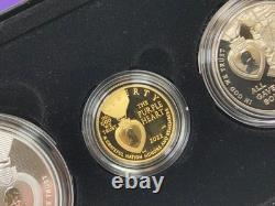 2022 U. S National Purple Heart Hall of Honor Silver+Gold 1/4 oz Proof 3-Coin Set