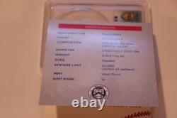 2022-W $5 Negro Leagues Baseball Unc. Gold Coin, PCGS MS70, OGP&COA