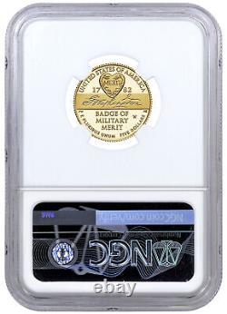 2022 W National Purple Heart Hall of Honor $5 Gold Proof Coin NGC PF70 UC FR
