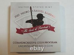 2022 W Negro Leagues Baseball $5 Uncirculated Gold Commemorative Coin 22CJ