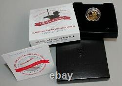 2022 W Negro Leagues Baseball Proof Five-Dollar Gold Coin Commemorative with Box