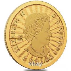 2023 Canada 1/10 oz Gold Majestic Polar Bear & Cubs Coin. 9999 Pure Gold