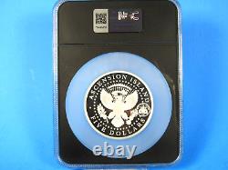 2024 Ascension Island, 5$ 5-Ounce Kennedy Half NGC Pf 70 Ucam Rick Tomaska Sig